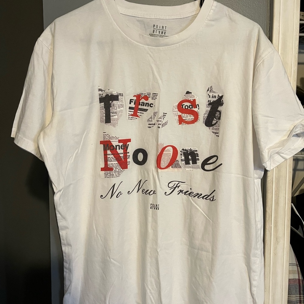 Mens point blank t shirt